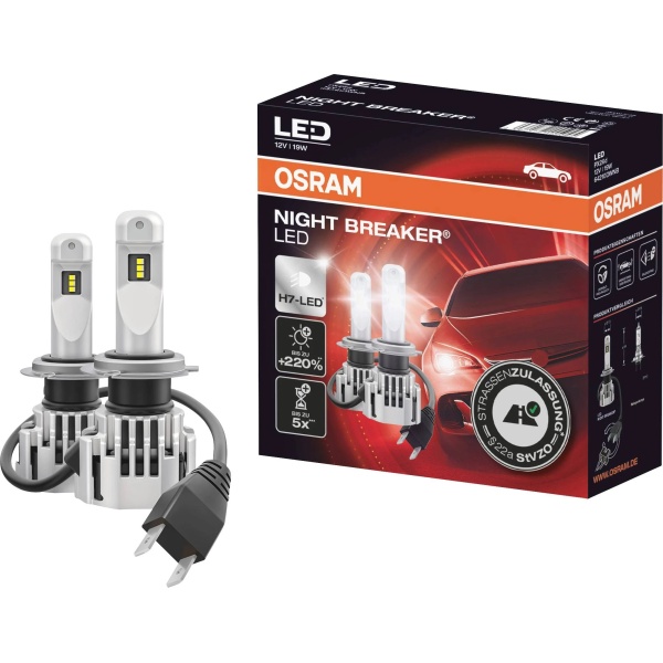 Led Osram H7 12V 19W PX26D 6000K Alb LEDriving 64210DWNB